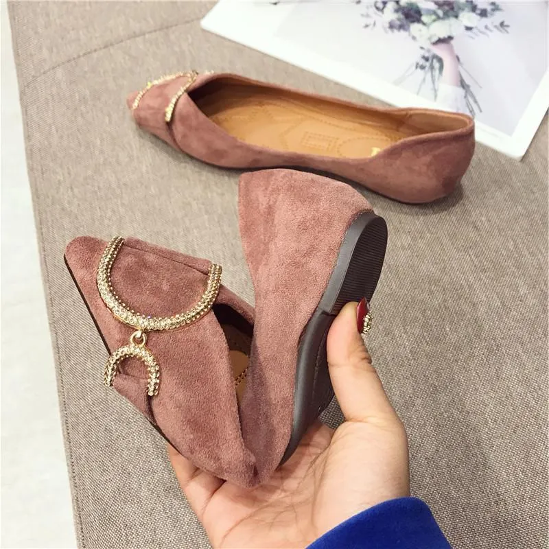 Flat Heel Pointed Toe Daily Flats