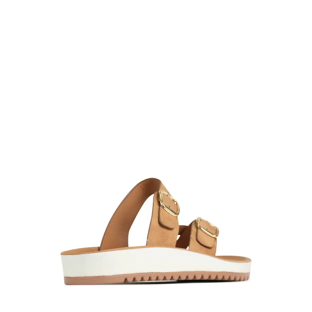 NINS STRAP SLIDE SANDALS